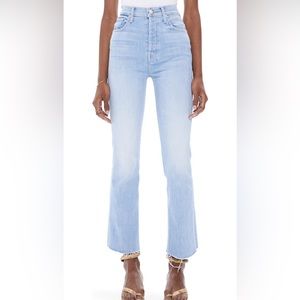 MOTHER the tripper high waist fray hem ankle jeans size 28